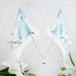 Silver Luna fox ears