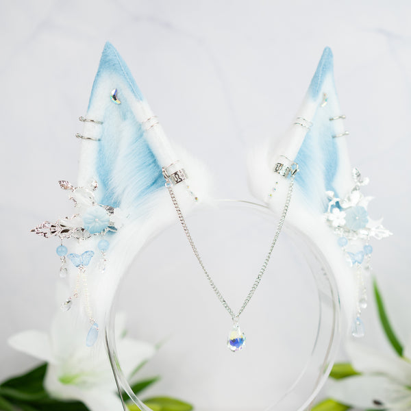 Silver Luna fox ears