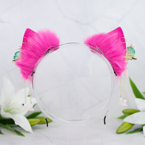 Spirit blossom Ahri inspired kitten ears