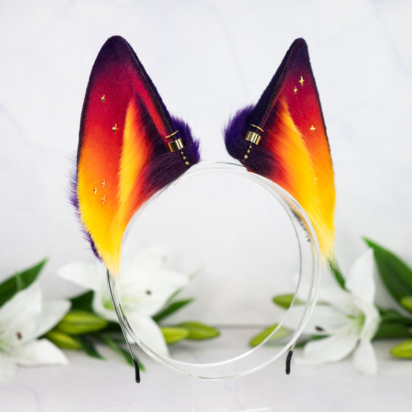 Sunset wolf ears