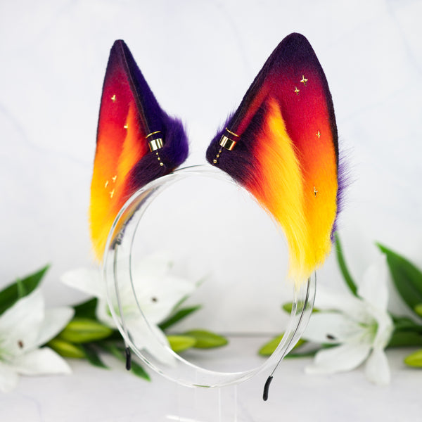 Sunset wolf ears