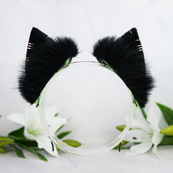 Toxic green cat ears (UV)