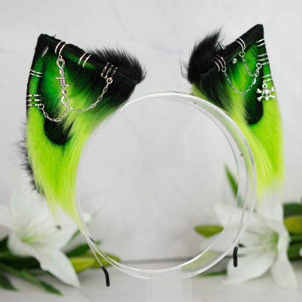 Toxic green cat ears