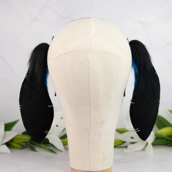 Turquoise galaxy lop bunny ears