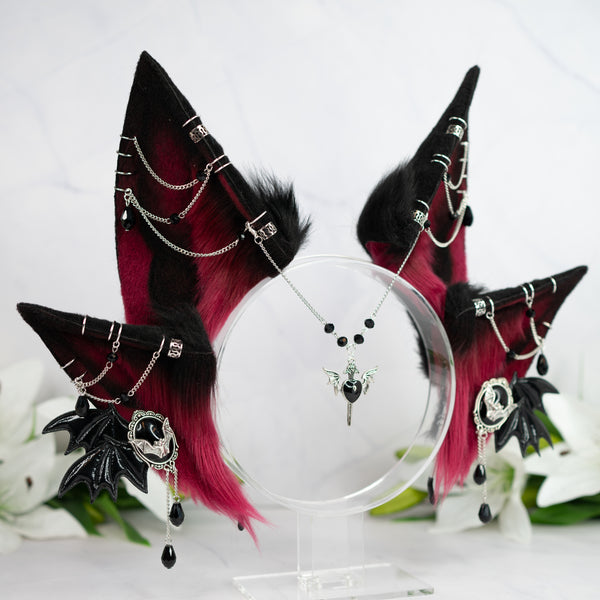 Vampire Tears kitsune goddess (wine red)