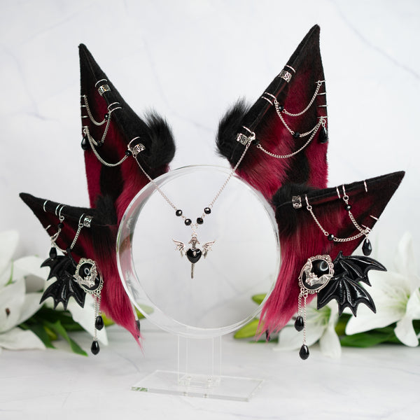 Vampire Tears kitsune goddess (wine red)