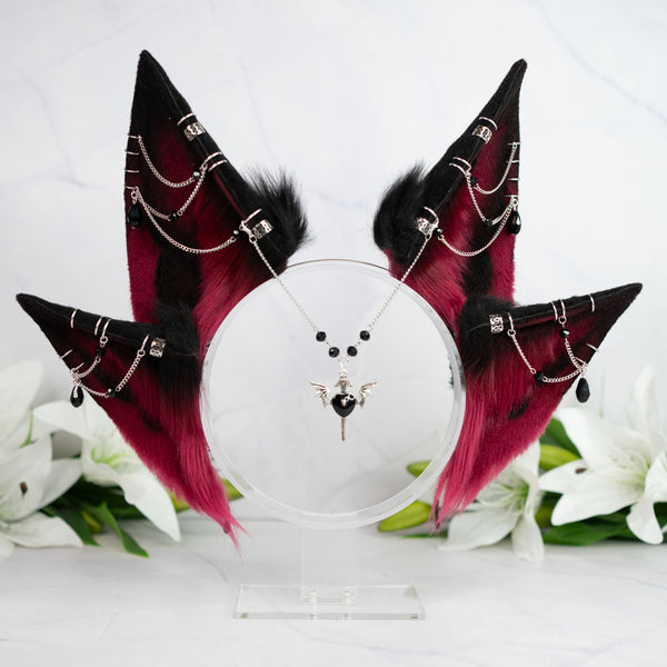 Vampire Tears kitsune goddess (wine red)