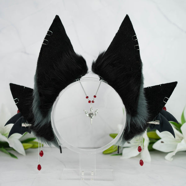 Vampire Tears kitsune goddess (black)