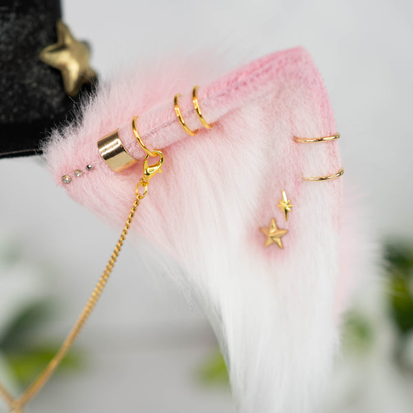 Witch kitty ears (pastel pink)